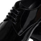 Black Patent Leather Derby Formal Dress Shoes