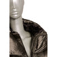 Gray Polyester Women Jacket