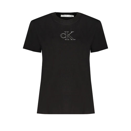 Black Cotton Tops & T-Shirt
