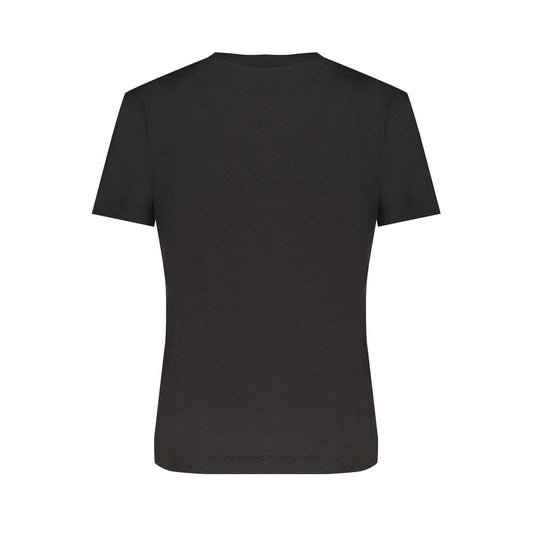 Black Cotton Tops & T-Shirt