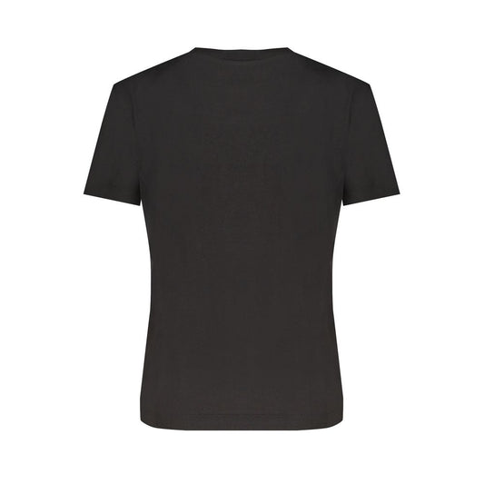 Black Cotton Tops & T-Shirt