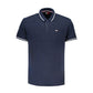 Blue Cotton Polo Shirt
