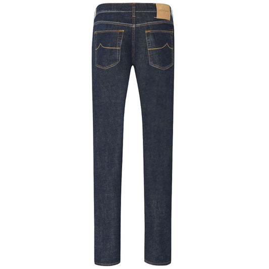 Blue Cotton Jeans & Pant