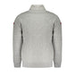 Gray Cotton Men Sweater