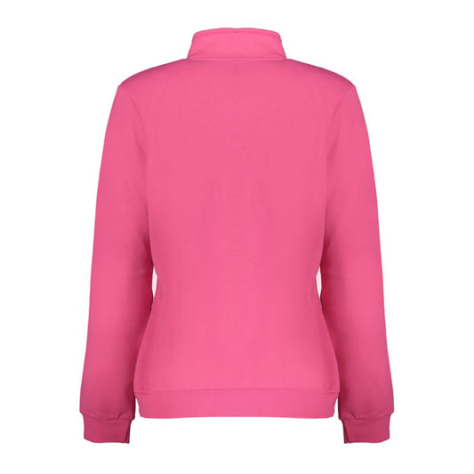 Pink Polyester Women Sweater