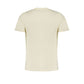 Beige Cotton Men T-Shirt