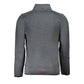 Gray Polyester Men Sweater