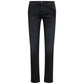 Black Cotton Jeans & Pant