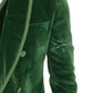 Emerald Elegance Velvet Three-Piece Suit