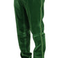 Emerald Elegance Velvet Three-Piece Suit