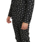 Chic Skull Printed Slim Fit Men's Suit
