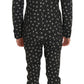 Chic Skull Printed Slim Fit Men's Suit