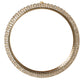 Gold Tone Brass Crystal Stass DG Round Bangle Bracelet