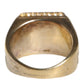 Gold Plated 925 Silver Red Crystal Ring