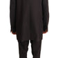 Elegant Bordeaux Polka Dot Wool Suit