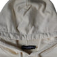 Off White Cotton Hooded Pullover Sweater