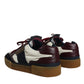 Multicolor Miami Leather Low Top Sneakers Shoes