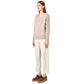 Beige Wool Alpaca Sweater