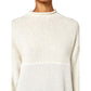 White Recycled Wool Women Sweater