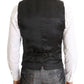Elegant Silver Baroque Slim Fit 3-Piece Suit