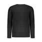 Black Cotton Men Sweater