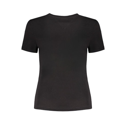 Black Cotton Tops & T-Shirt