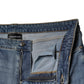 Blue Washed High Waisted Skinny Women Denim Jeans