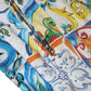White Majolica Mid Waist Jogger Pants