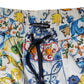 White Majolica Mid Waist Jogger Pants