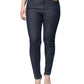 Dark Blue QUEEN Cotton Skinny Denim Jeans