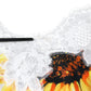 White Silk Sunflower Lace Sleeveless Tank Top