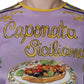 Purple Silk Caponata Siciliana Print Tank Top