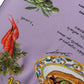 Purple Silk Caponata Siciliana Print Tank Top