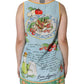 Multicolor Pasta Alla Norma Print Tank Top