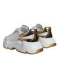 White Gold DAYMASTER Leather Sneakers Shoes