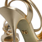 Gold Devotion Embellished Keira Sandals Shoes