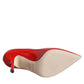 Red Patent Leather Bellucci Heel Pumps Shoes
