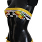 Multicolor Carretto Lemon 2 Pc Swimwear Bikini Top Bottom