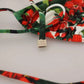 Multicolor Geranium Halter Beachwear Bikini Top