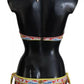 Multicolor Carretto Bikini Top Bottom Beachwear Swimwear