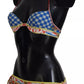 Multicolor Carretto Bikini Top Bottom Beachwear Swimwear