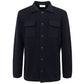 Blue Wool Merino Shirt