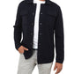Blue Wool Merino Shirt