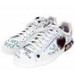 White Leather Di Calfskin Sneaker