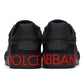 Black Polyester Sneaker