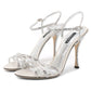Gray Leather Di Calfskin Sandal