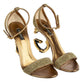 Yellow Leather Di Lambskin Sandal
