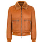 Brown Leather Di Lambskin Jacket