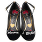 Black Cotton Pump