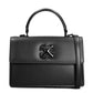 Black Leather Crossbody Bag